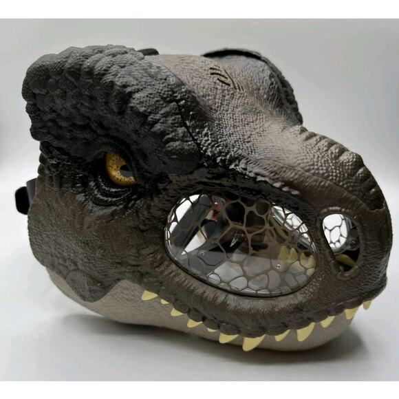 Jurassic World Dominion Tyrannosaurus Rex Chomp 'N Roar Dino T-Rex Mask - Picture 1 of 5